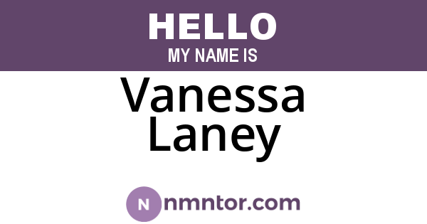 Vanessa Laney