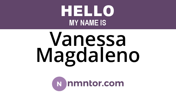 Vanessa Magdaleno