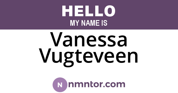 Vanessa Vugteveen
