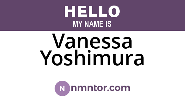 Vanessa Yoshimura