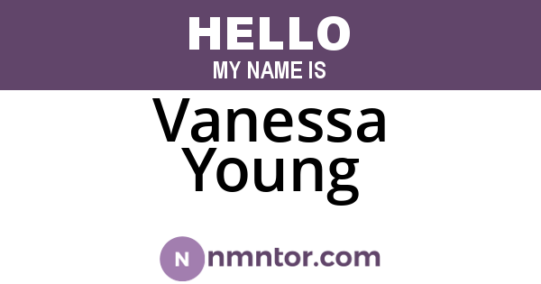 Vanessa Young