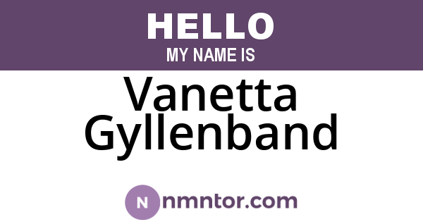 Vanetta Gyllenband