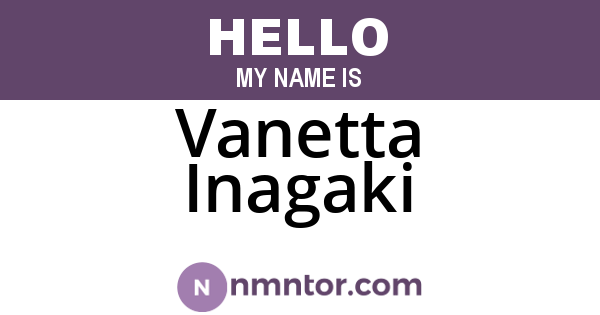Vanetta Inagaki