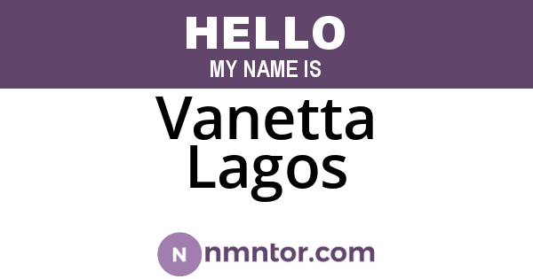 Vanetta Lagos