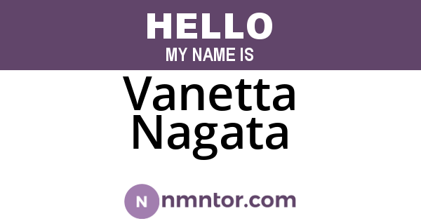 Vanetta Nagata