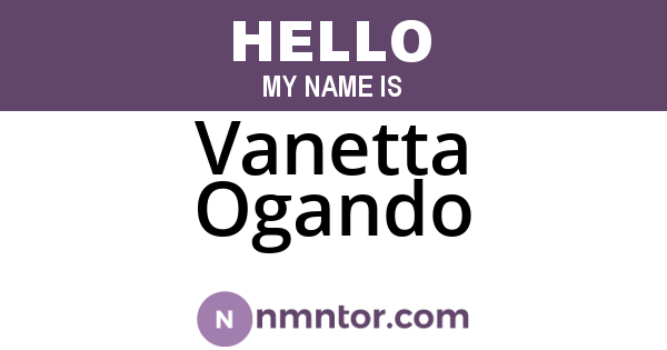 Vanetta Ogando