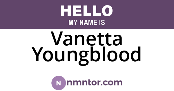 Vanetta Youngblood