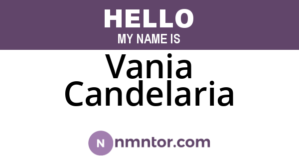 Vania Candelaria
