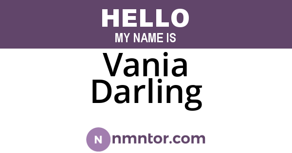 Vania Darling