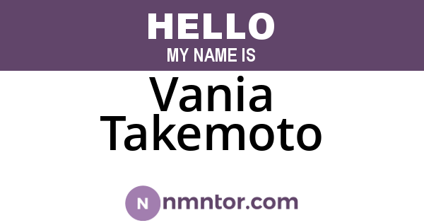 Vania Takemoto