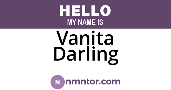 Vanita Darling