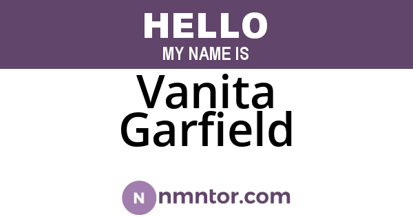 Vanita Garfield