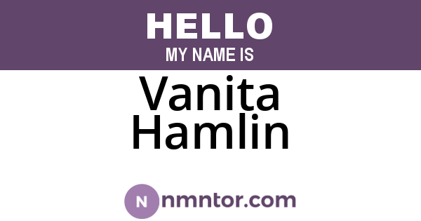 Vanita Hamlin