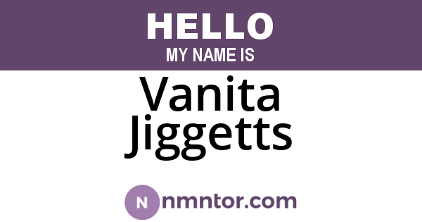 Vanita Jiggetts