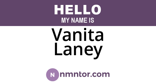 Vanita Laney