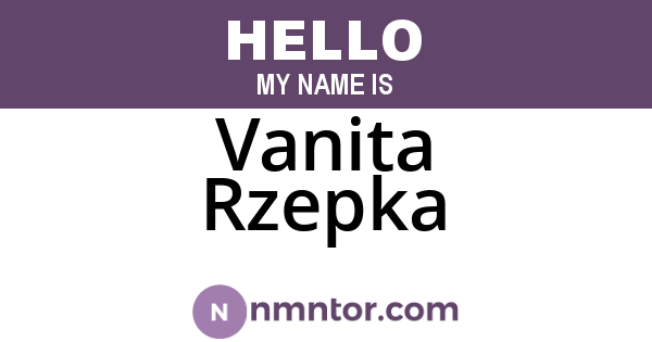 Vanita Rzepka
