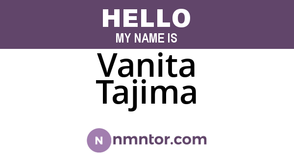 Vanita Tajima