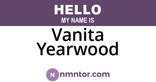 Vanita Yearwood