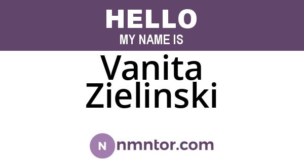 Vanita Zielinski