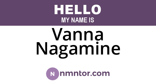 Vanna Nagamine