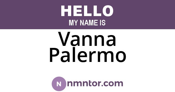 Vanna Palermo