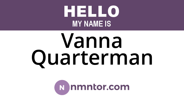 Vanna Quarterman