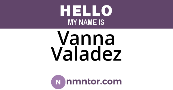 Vanna Valadez