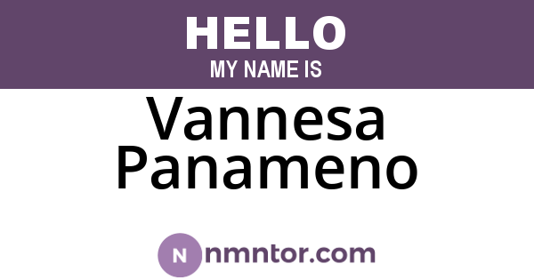 Vannesa Panameno