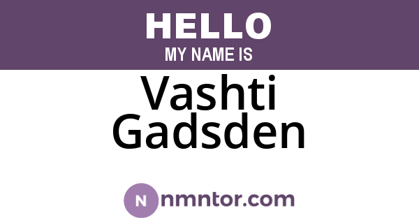 Vashti Gadsden