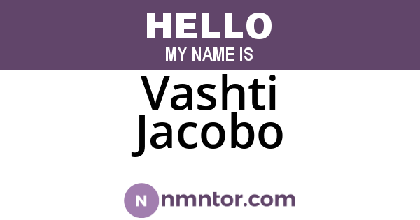 Vashti Jacobo