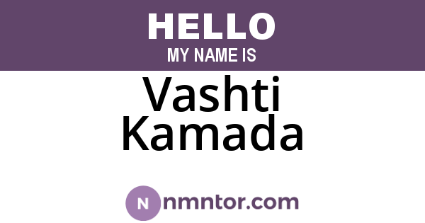 Vashti Kamada
