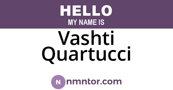 Vashti Quartucci