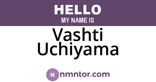 Vashti Uchiyama