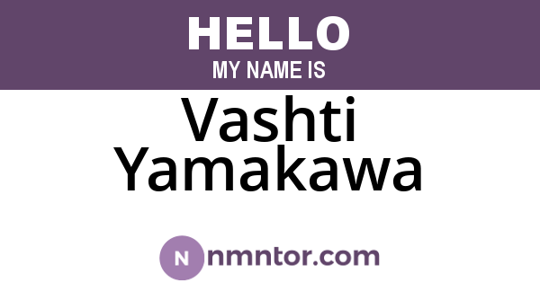Vashti Yamakawa