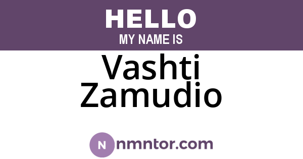 Vashti Zamudio
