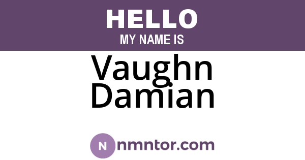 Vaughn Damian