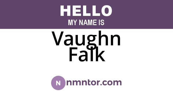 Vaughn Falk