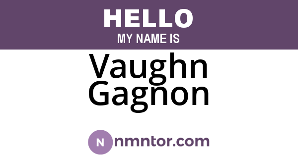 Vaughn Gagnon