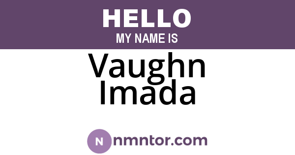 Vaughn Imada