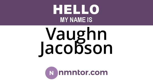 Vaughn Jacobson