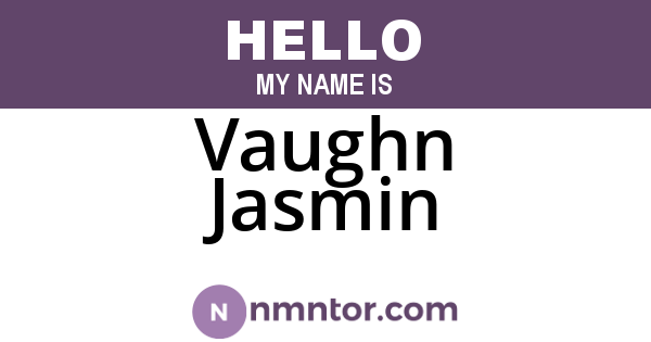 Vaughn Jasmin