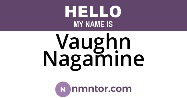 Vaughn Nagamine