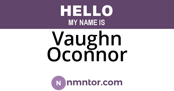 Vaughn Oconnor
