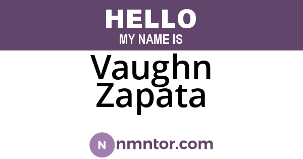 Vaughn Zapata