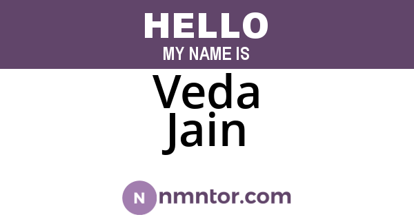 Veda Jain