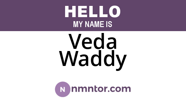 Veda Waddy