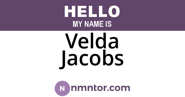 Velda Jacobs