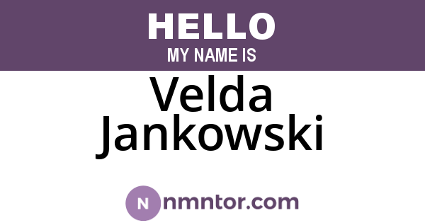 Velda Jankowski