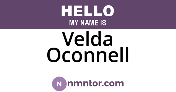 Velda Oconnell