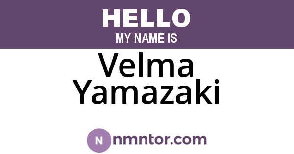 Velma Yamazaki
